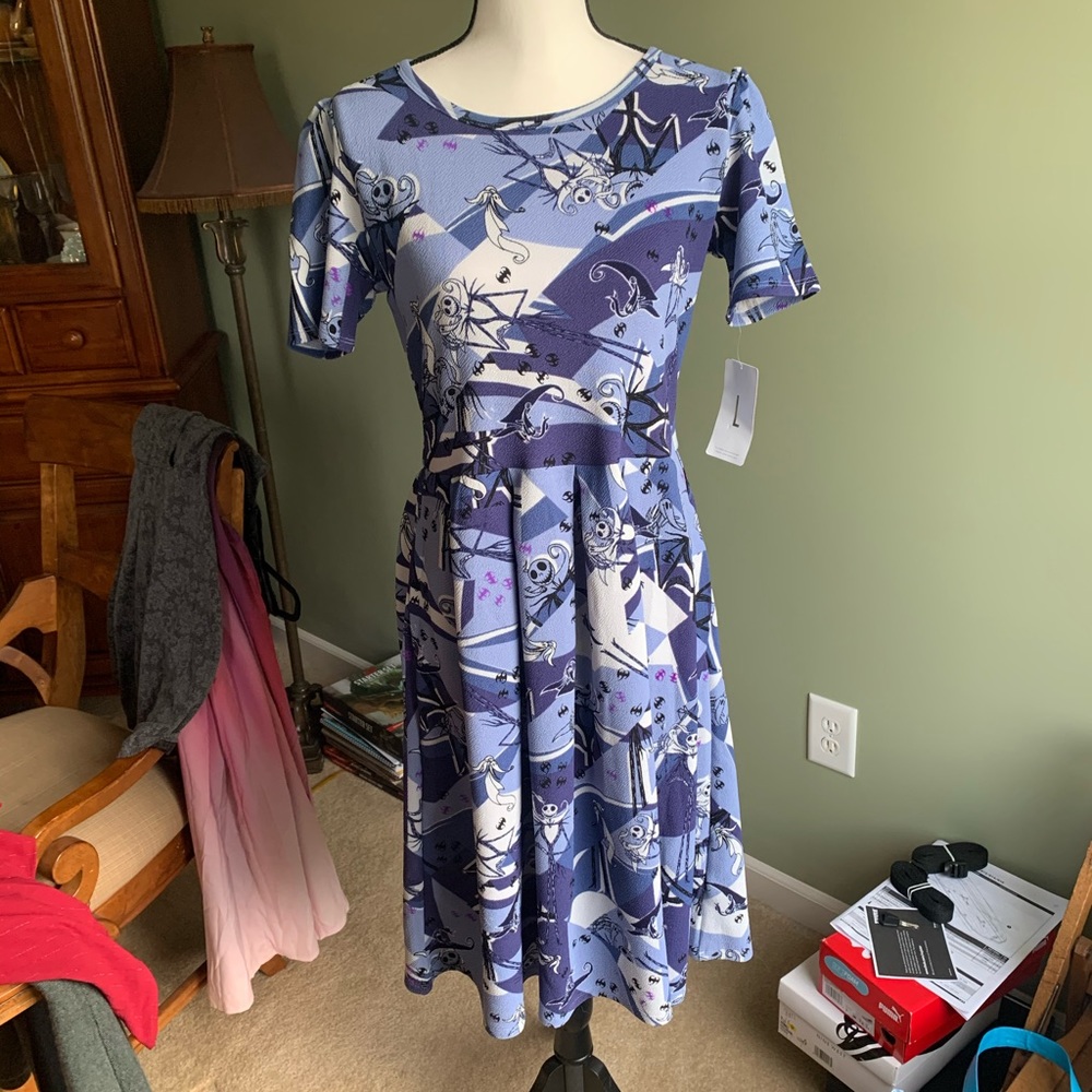 NWT Lularoe Amelia NBC Dress Size L